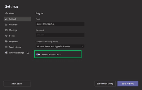 Modern authentication